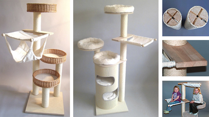 arbre a chat design carton